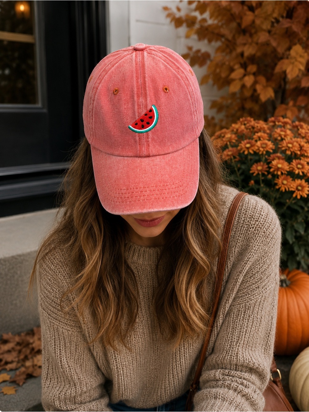 FREE With 25$+ Purchase , Orange Watermelon Hat